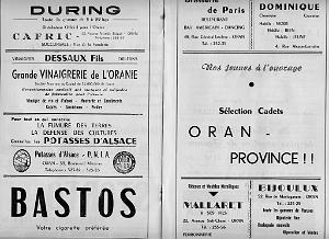 ORAN 5 MAI 1957 PLAQUETTE D INAUGURATION DU STADE MUNICIPAL  (12)